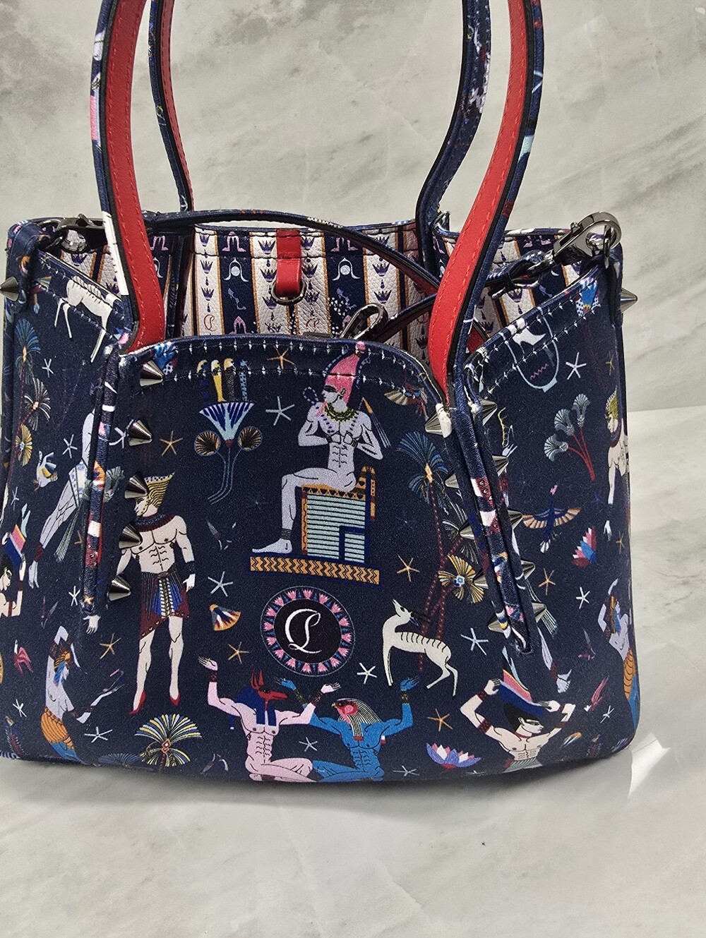 🔥Limited Edition🔥 Christian Louboutin Egyptian Cabarock Bag - NWOT - Picture 4 of 7